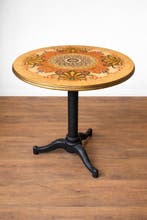 Tafel - Hout, Gietijzer - decoratieve tafel