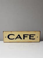 Elegant Heavy ‘Café’ bord – metaal – 45 × 14 cm –