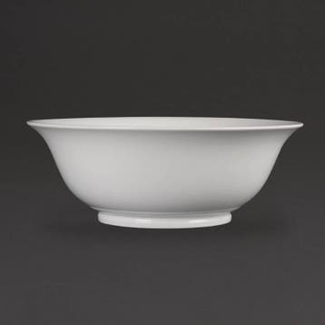 Witte Porselein Salade Schaal 33cm, Verzenden