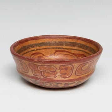 Precolumbiaans. Maya Prachtige keramische Maya