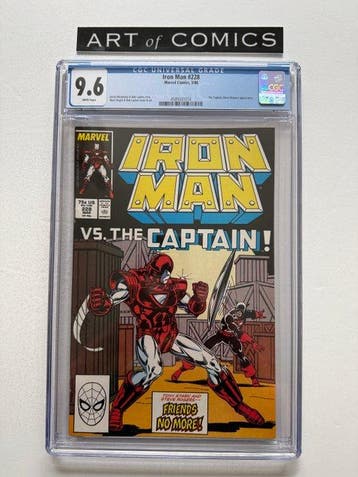 Iron Man #228 - The Captain (Steve Rogers) appearance - CGC, Boeken, Nieuw