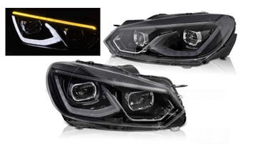 Full LED koplampen Black geschikt voor VW Golf 6, Verzenden, Nieuw, Volkswagen
