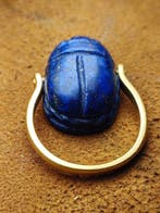 Zilver - Ring - Lapis Lazuli Keversring