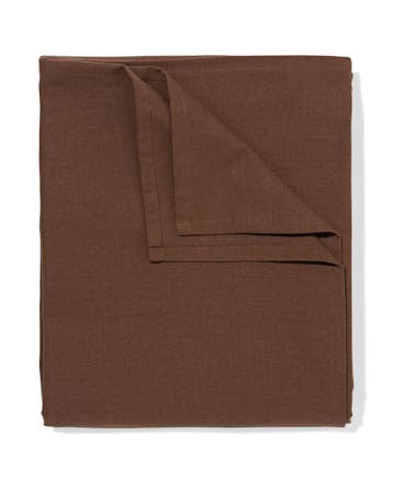 HEMA Tafelkleed XL 320x145cm katoen donkerbruin, Verzenden, Nieuw