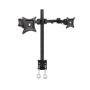 Monitorbeugel 2 schermen 13 tot 27 inch - Klem L-02, Ophalen of Verzenden, Nieuw