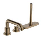Hansgrohe Tecturis S 3-gats ééngreeps badrandmengkraan met, Doe-het-zelf en Verbouw, Sanitair, Ophalen of Verzenden, Nieuw, Chroom
