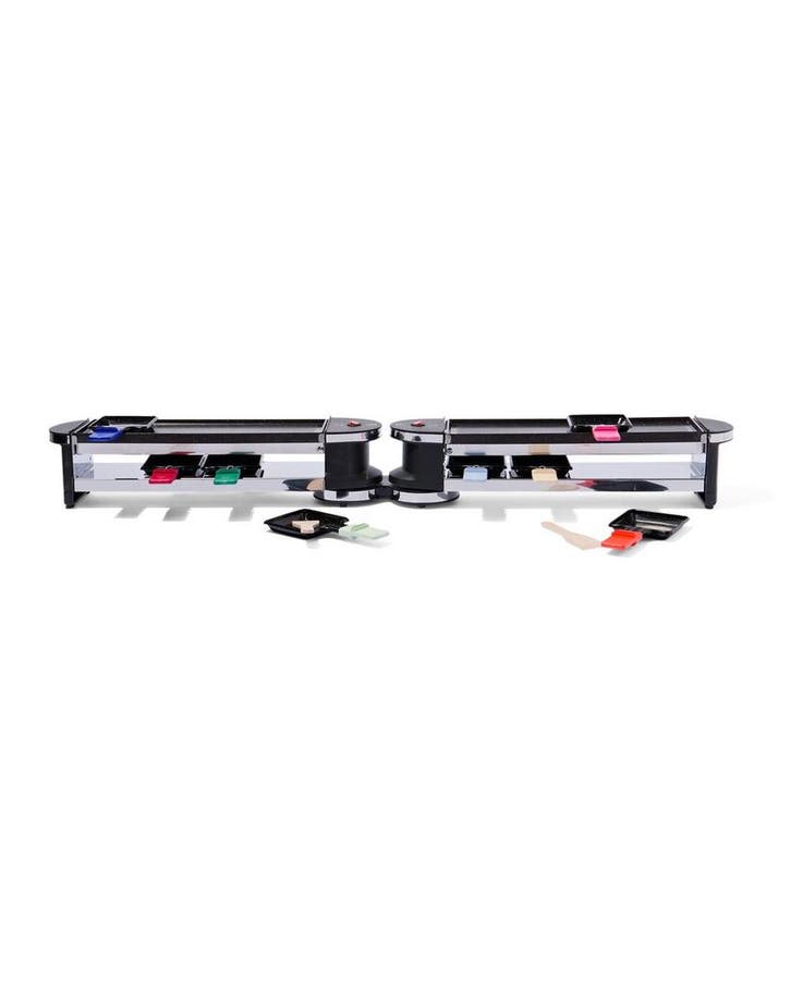 HEMA Uitklapbare gourmet raclette set 8 personen, Zakelijke goederen, Horeca | Keukenapparatuur, Verzenden