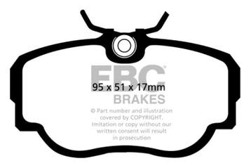 EBC 83-85 BMW 318 1.8 (E30) Redstuff Front Brake Pads, Ophalen of Verzenden, Nieuw
