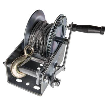 Manual Winch Hand Crank 1500 kg Staal Double Gear voor Bo..., Verzenden, Nieuw