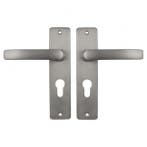 Deurbeslag | Deurklink met cilinderschild | Starx | 55 mm, Verzenden, Nieuw