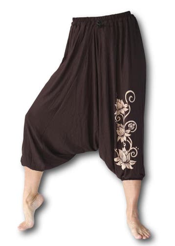 Lotus yoga harembroek bruin Leona, Verzenden, Nieuw