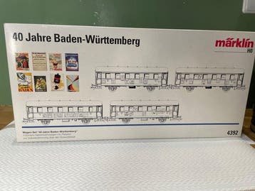 Märklin H0 - 4392 - Modeltrein personenwagen (1) - Set 40, Nieuw