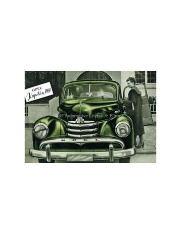 1951 OPEL KAPITÄN BROCHURE NEDERLANDS, Nieuw, Opel, Author