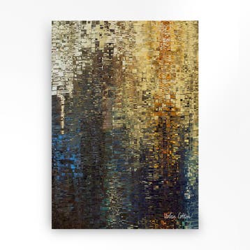 *WOONWINKEL* Urban Cotton Drops Wandkleed In Frame M 110x145, Verzenden, Nieuw