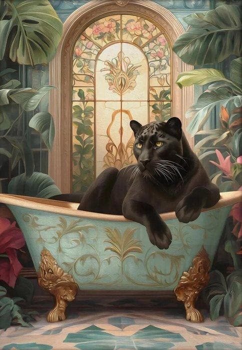 I_KONIQ - Black Panther relax XXL, Huis en Inrichting, Overige Huis en Inrichting