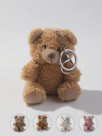 Schattige Pluche Beren Sleutelhanger - Knuffelbeestje voor T