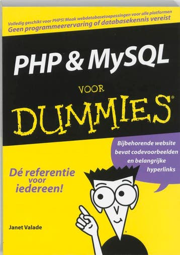 PHP en MySQL voor Dummies / Voor Dummies - J. Valade, Boeken, Verzenden, Gelezen, J. Valade