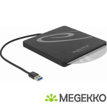 DeLOCK 42604 ODD-behuizing 13,3 cm (5.25 ) SATA III Zwart, Verzenden, Nieuw