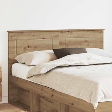 vidaXL Hoofdbord Artisan Eiken Bewerkt hout, Verzenden, Nieuw, Bruin, Hout