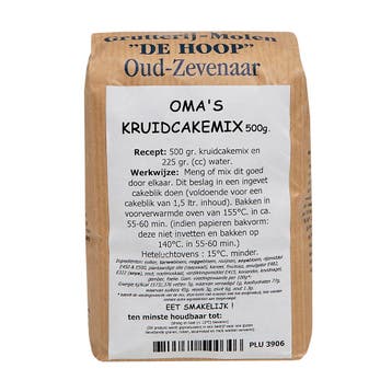 Molen de Hoop Omas Kruidcakemix 500g, Verzenden, Nieuw