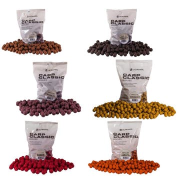 Ultimate Carp Classic Boilies Try-Out Pack (6kg) (6 Smaken!), Verzenden, Nieuw