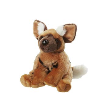 Pluche Afrikaanse wilde hond knuffel - 22 cm - pluche, Verzenden, Nieuw