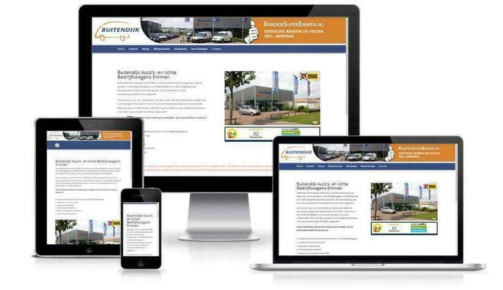 Website ontwerp pakket  incl hosting Nu €295,-, Diensten en Vakmensen, Webdesigners en Hosting, Domeinregistratie, Webdesign, Webhosting