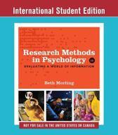Research Methods in Psychology 9780393643602, Verzenden, Zo goed als nieuw