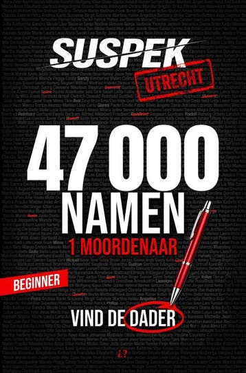 Suspek - Moord In Utrecht | Enigmathek Press | Nieuw, Ophalen of Verzenden, Nieuw, Enigmathek Press