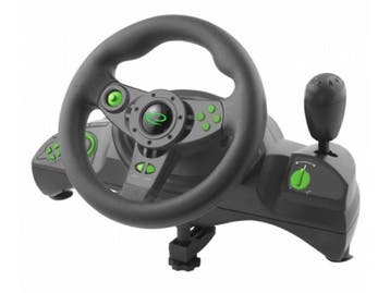 Esperanza EGW102 - Stuur - Force Feedback - Groen Zwart, Verzenden, Nieuw