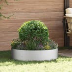 vidaXL Plantenring Zilver 80 x 80 x 20 cm Gegalvaniseerd, Minder dan 30 cm, Verzenden, Nieuw, Metaal