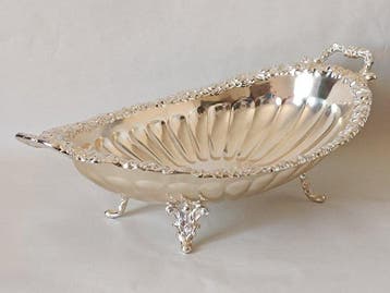 ALCOR - ALCOR - Tafelmiddenstuk - Alpaca zilver-geplateerd, Antiek en Kunst