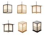 Japanse Lampen, Shoji Lamp, Rijstpapier, Tafellamp, Hanglamp, Ophalen of Verzenden, Nieuw