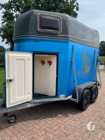 Polyester Westeria 2-paards Paardentrailer!, Ophalen, Zo goed als nieuw, Polyester, 2-paards trailer