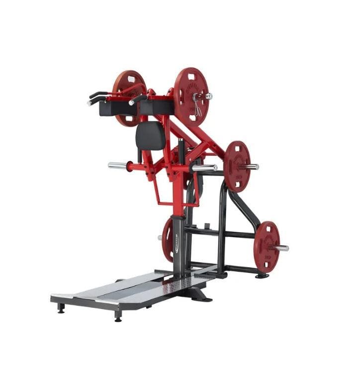 STEELFLEX PLATE LOAD STANDING SQUAT MACHINE, Sport en Fitness, Fitnessapparatuur, Nieuw, Metaal, Benen, Buik, Verzenden