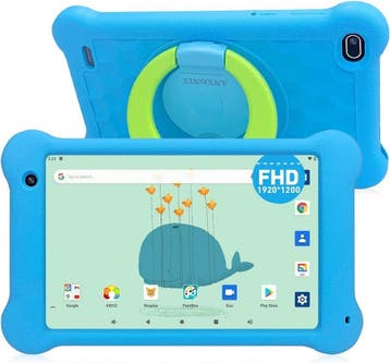 Anxonit Kindertablet Blauw | Tweedekansje | OP=OP, ANXONIT, Usb-aansluiting, 32 GB, Nieuw