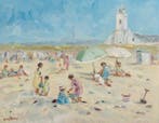 Cor Schaap (1968) - Strandgezicht voor Oude Kerk