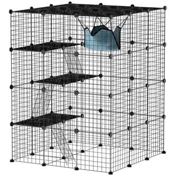 Kattenkooi Voor Binnen 4-verdiepingen DIY-Kattenverblijf Met, Verzenden, Nieuw