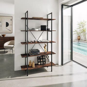 Wandkast Glasgow 106 x 34,5 x 179,5cm, Verzenden, Nieuw