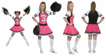 Cheerfull Cheerleader jurkje roze dames, Kleding | Dames, Ophalen of Verzenden, Nieuw