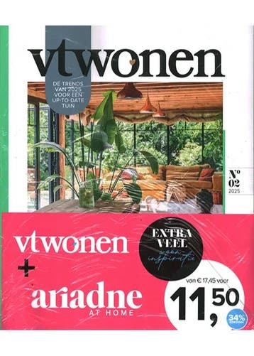 Pakket Vtwonen + Ariadne at Home - 02 2025, Boeken, Verzenden, Nieuw, Sport en Vrije tijd