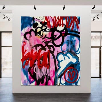 LAPSUS (1990) - Pink Love - XL, Antiek en Kunst, Kunst | Schilderijen | Modern