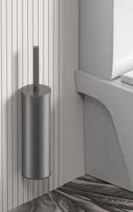 STRIA Toiletborstel met Houder – Gunmetal (PVD), Ophalen of Verzenden, Nieuw, Bad