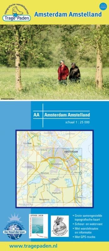 Trage Paden AA -  Amsterdam Amstelland - Leon Receveur, Verzenden, Gelezen, Leon Receveur