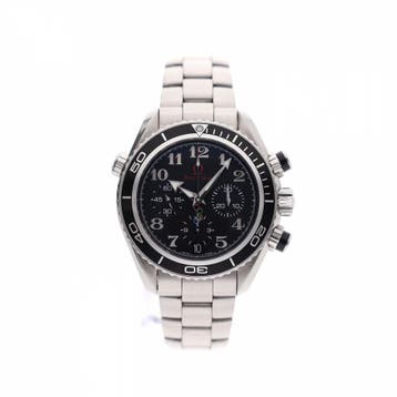 Omega Seamaster Planet Ocean Olympic 37,5mm 222.30.38.50...., Ophalen of Verzenden, Zo goed als nieuw, Staal, Overige merken