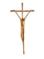 Erwin Huber - Kreuz - 20 cm - Modern - Brons - 1980-1990