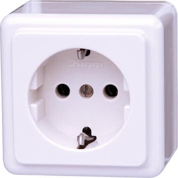 KOPP - Wandcontactdoos - Standard - Opbouw - 1-voudig, Ophalen of Verzenden, Nieuw, Overige typen, Led