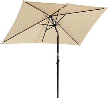 2dekans | Angel Living Tuinparasol Rechthoekig – Voorzien, Ophalen of Verzenden, Zo goed als nieuw