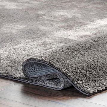 2dekans | Flycarpets Solid Hoogpolig & Wasbaar Effen, Ophalen of Verzenden, Zo goed als nieuw, Grijs