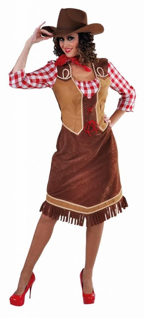 Cowgirl jurk met geruite hemd, Kleding | Dames, Carnavalskleding en Feestkleding, Nieuw, Ophalen of Verzenden